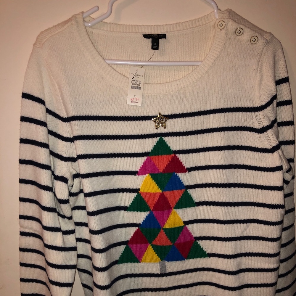Bright Christmas Tree Sweater